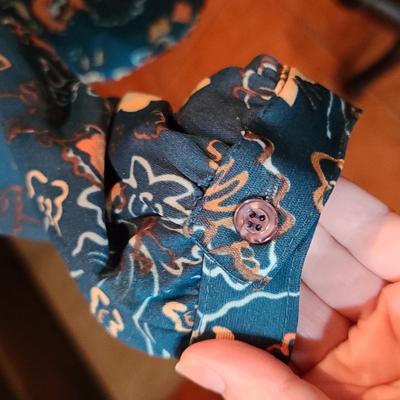 Vintage Andrew St John II button down blouse size 40 - Picture 3 of 10